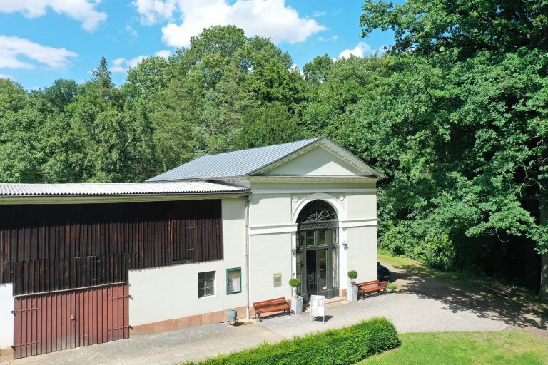Zu sehen ist der Schwindpavillon in Kohren-Sahlis.